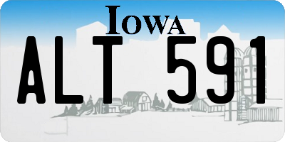 IA license plate ALT591