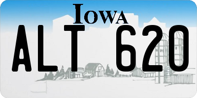 IA license plate ALT620