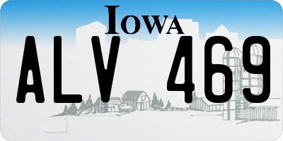 IA license plate ALV469
