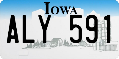 IA license plate ALY591