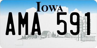 IA license plate AMA591