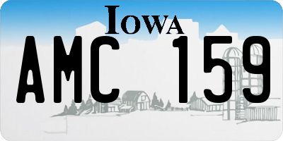 IA license plate AMC159