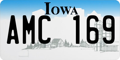 IA license plate AMC169