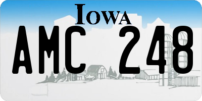 IA license plate AMC248
