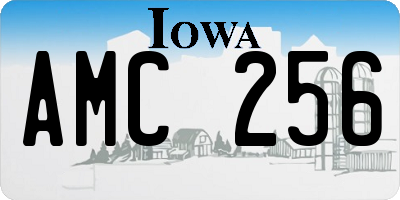 IA license plate AMC256