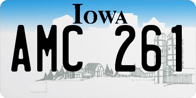IA license plate AMC261