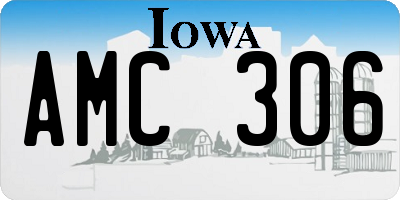 IA license plate AMC306