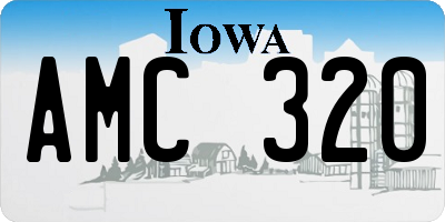 IA license plate AMC320