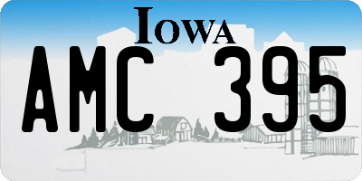 IA license plate AMC395