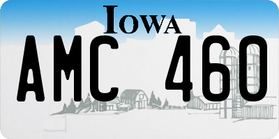IA license plate AMC460