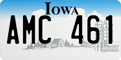 IA license plate AMC461