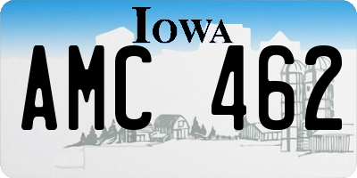 IA license plate AMC462