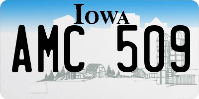IA license plate AMC509