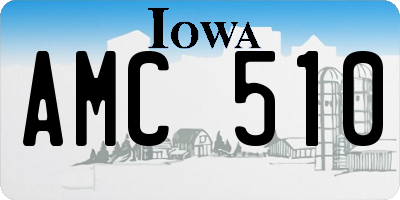 IA license plate AMC510