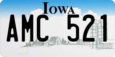 IA license plate AMC521