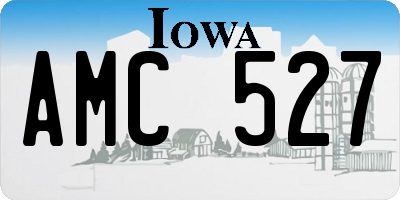 IA license plate AMC527
