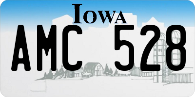 IA license plate AMC528