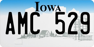 IA license plate AMC529