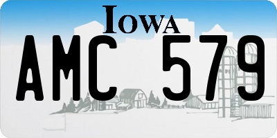 IA license plate AMC579