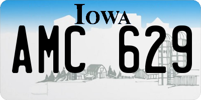 IA license plate AMC629