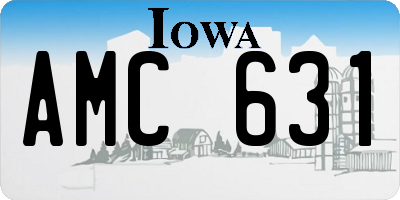 IA license plate AMC631