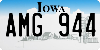 IA license plate AMG944