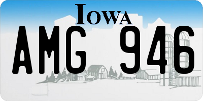 IA license plate AMG946