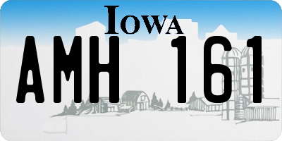 IA license plate AMH161