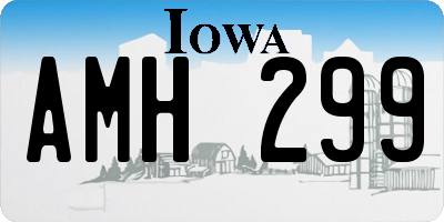 IA license plate AMH299