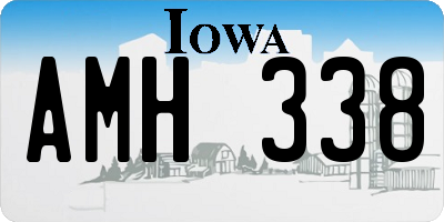 IA license plate AMH338