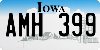 IA license plate AMH399