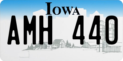 IA license plate AMH440