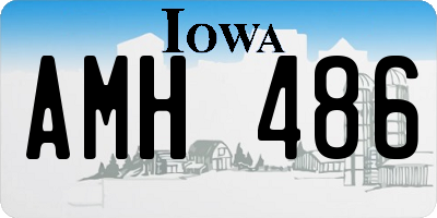 IA license plate AMH486