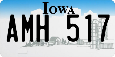 IA license plate AMH517