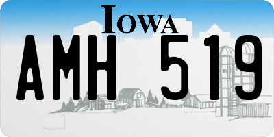 IA license plate AMH519