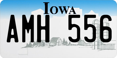 IA license plate AMH556