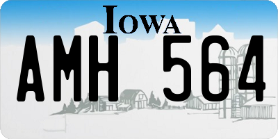 IA license plate AMH564