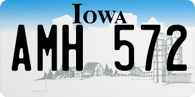 IA license plate AMH572