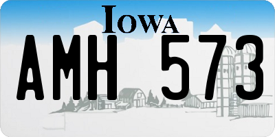 IA license plate AMH573