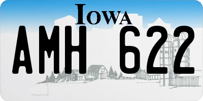 IA license plate AMH622