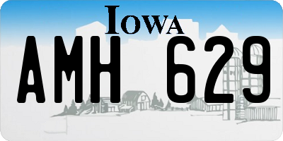 IA license plate AMH629