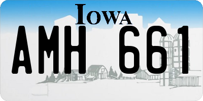 IA license plate AMH661