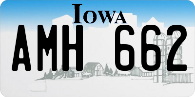 IA license plate AMH662