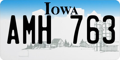 IA license plate AMH763