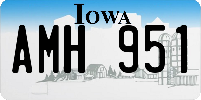 IA license plate AMH951