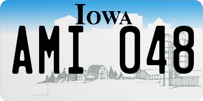 IA license plate AMI048