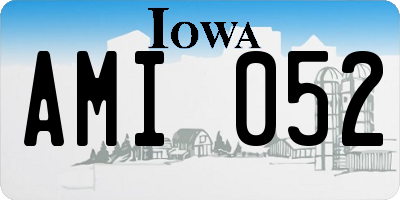 IA license plate AMI052