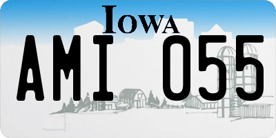 IA license plate AMI055