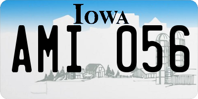 IA license plate AMI056
