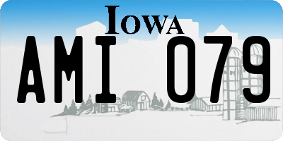 IA license plate AMI079